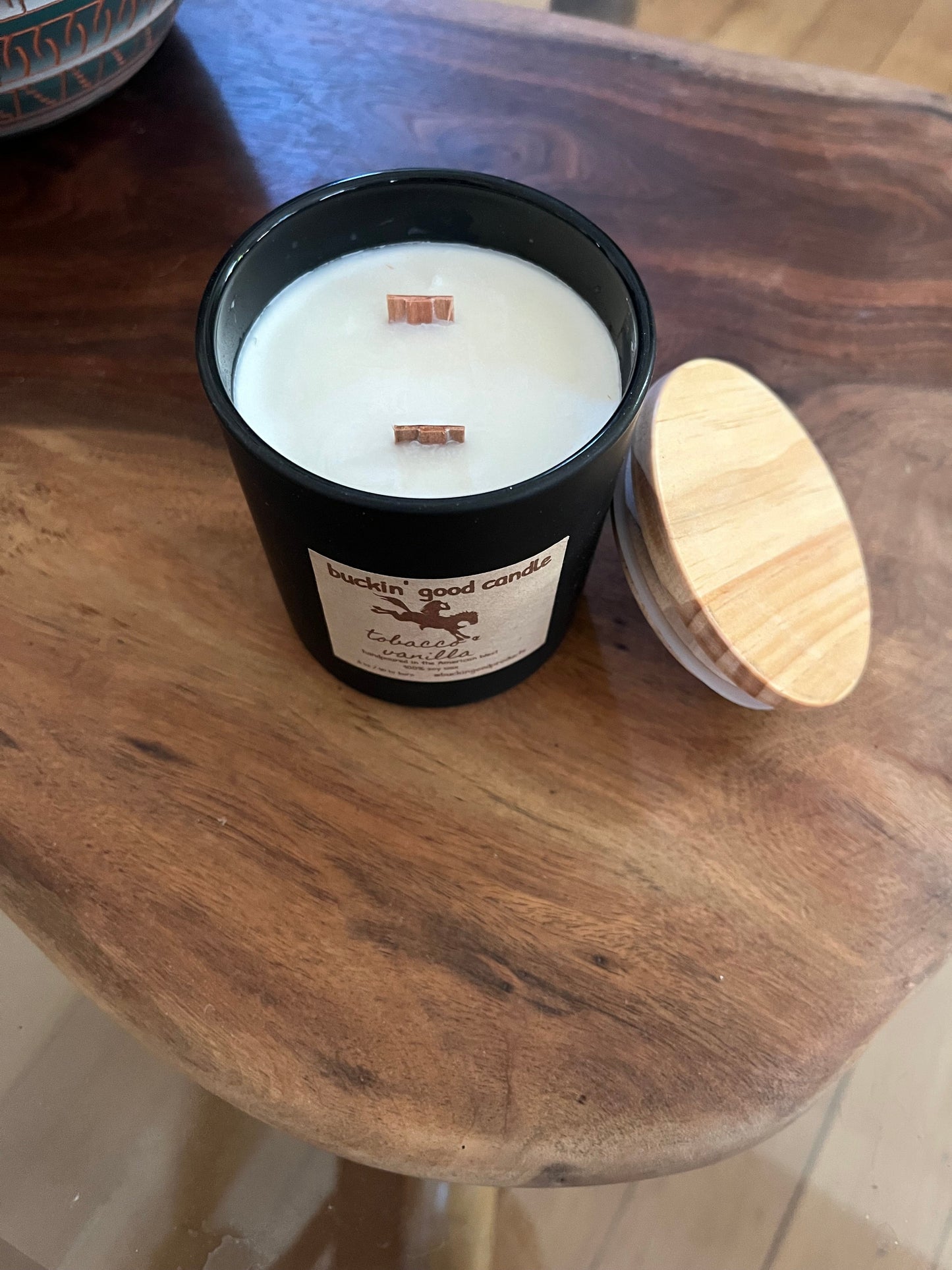 Tobacco Vanilla, Wooden Wick Candle