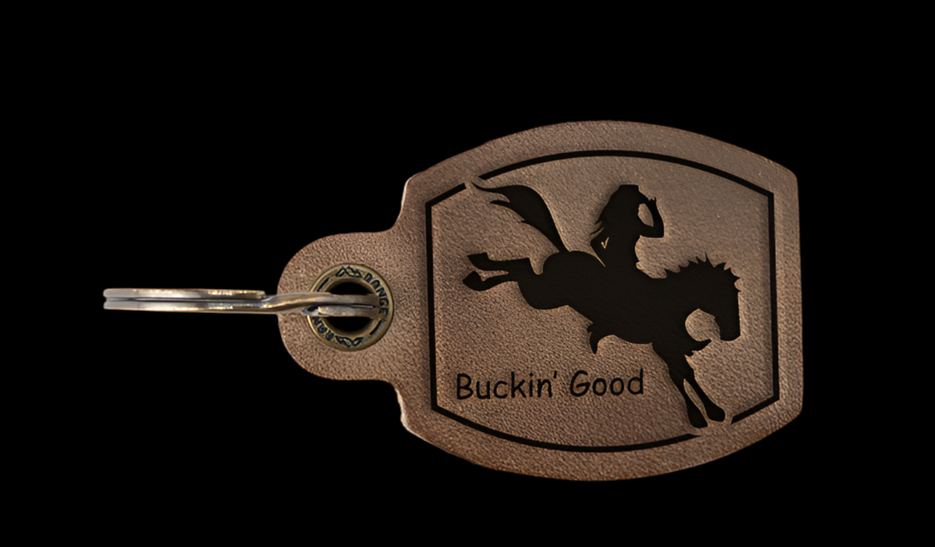 Buckin' Good Keychain