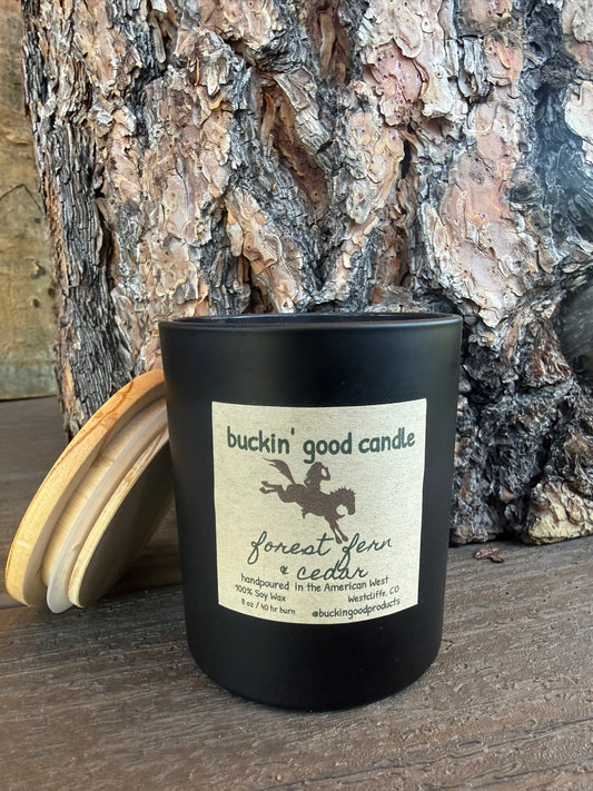 Forest Fern & Cedar, Double Wick  Candle