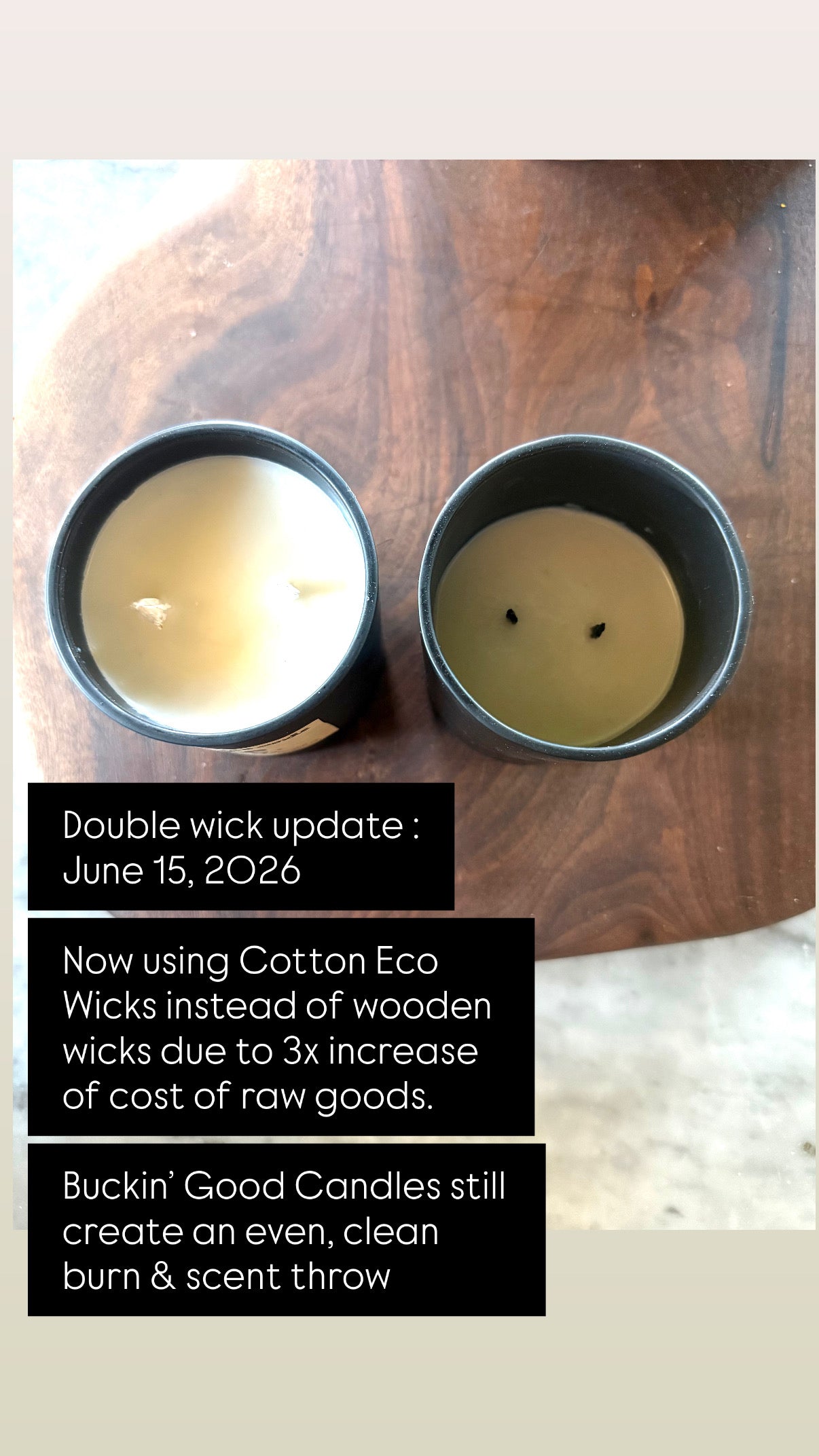 Rosewood and Wildflowers, Double Wick Candle