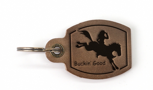 Buckin' Good Keychain