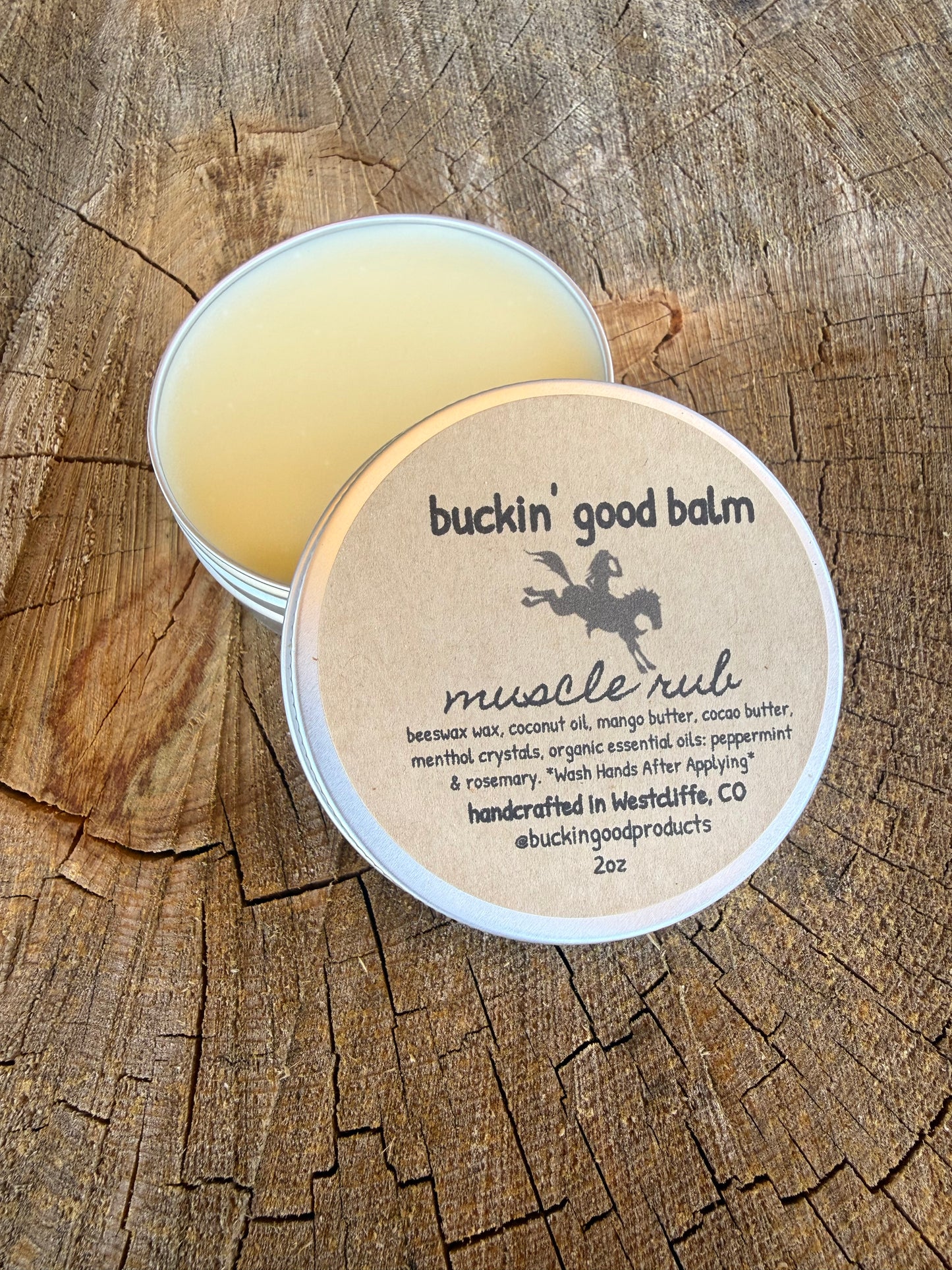Muscle Rub (buckin’ good balm)