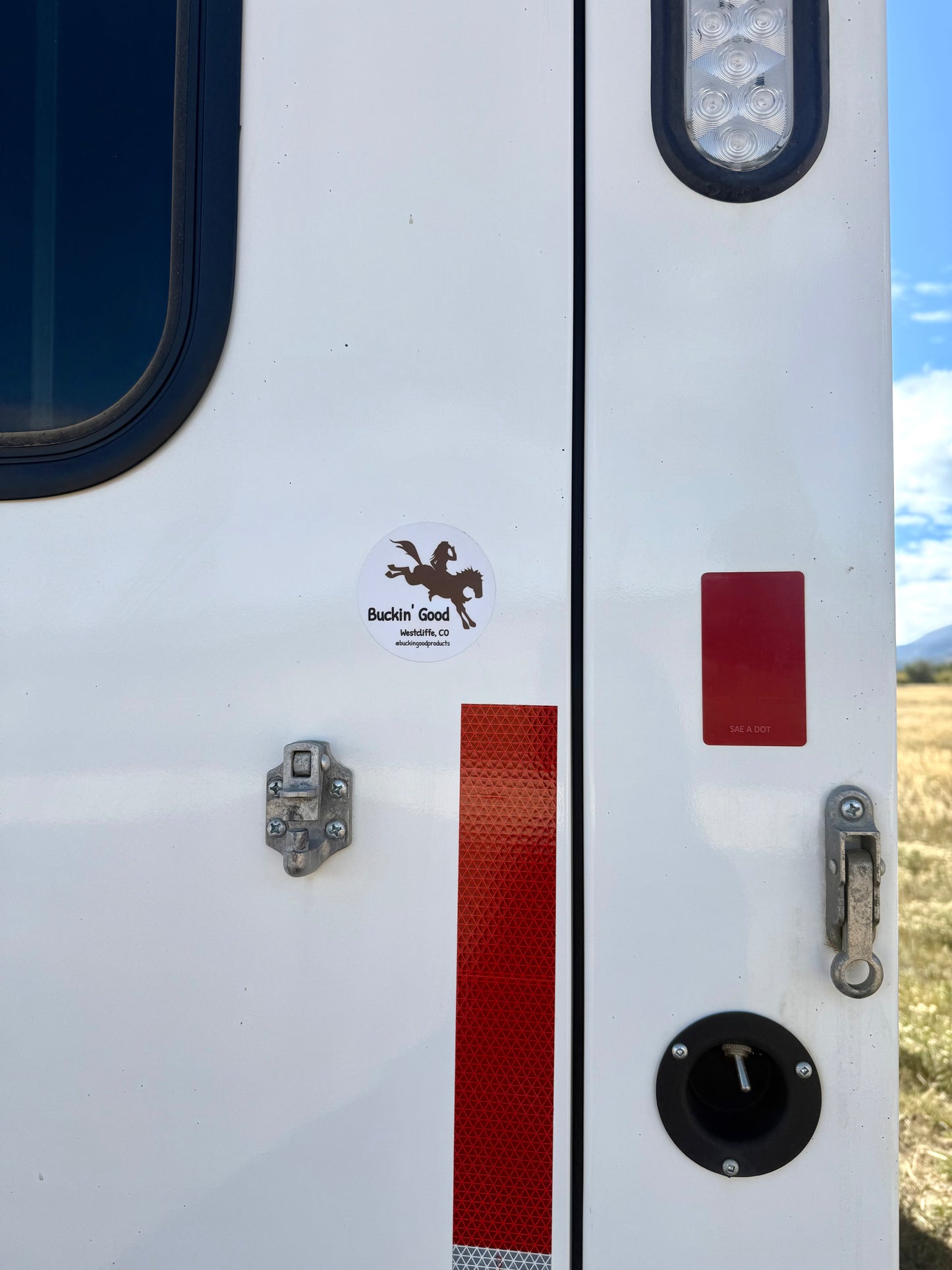 Buckin' Good Sticker