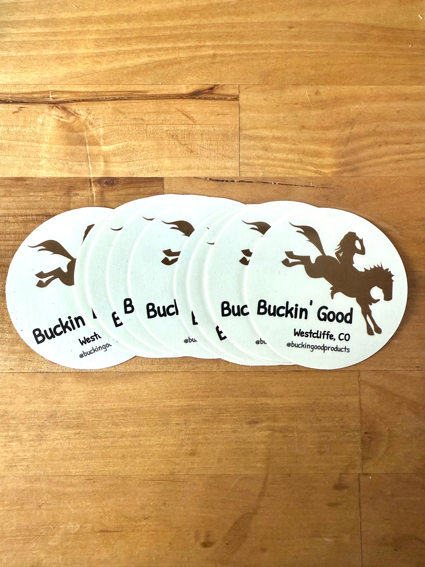 Buckin' Good Sticker