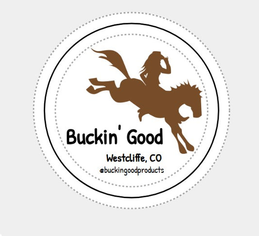 Buckin' Good Sticker